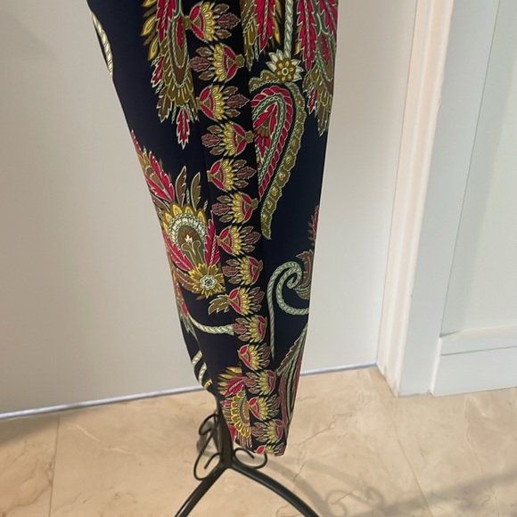 NWT ELIE TAHARI NAVY HI RISE SKINNY LONG PANT - Picture 7 of 11